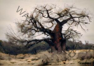 Silent Guardian Baobab | Timeless African Icon Art