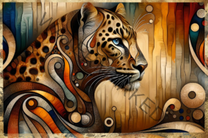 Abstract Leopard – Digital Art Print | Big 5 Majesty