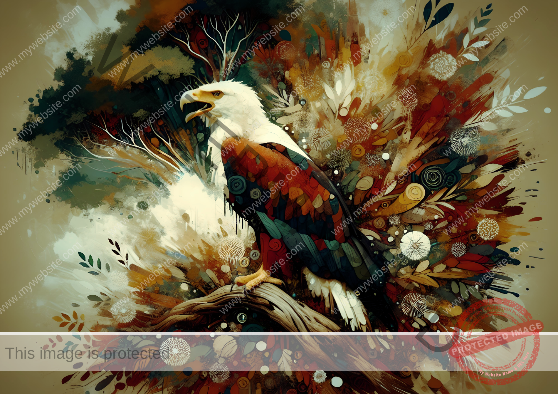 Gracious Fish Eagle – Digital Art | African Majesty