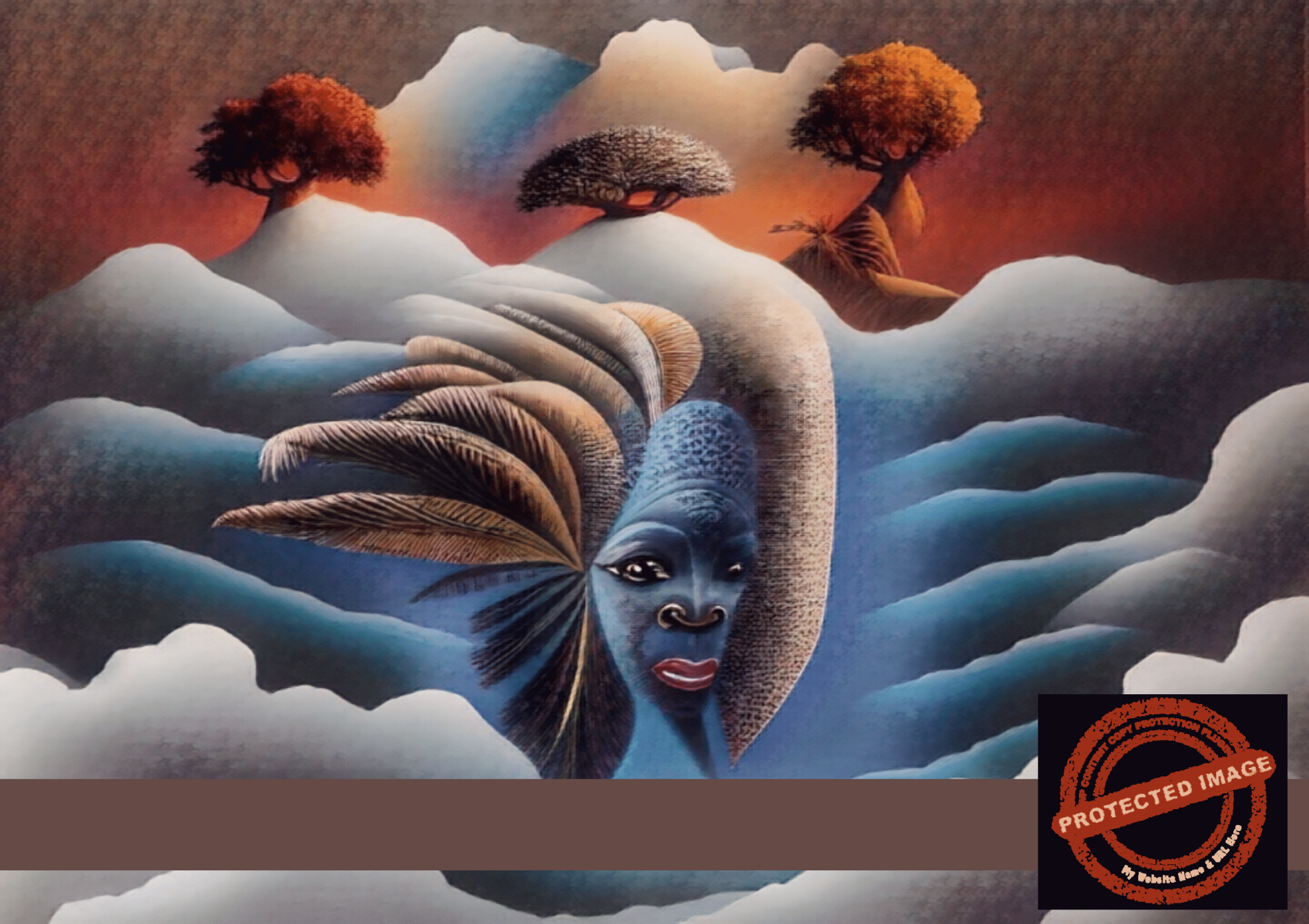 Cloudwalker – Digital African Dreamscape Art