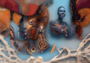 Joyful Echoes – Digital African Art Print