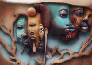 Unity in Diversity – Digital Surreal African Faces