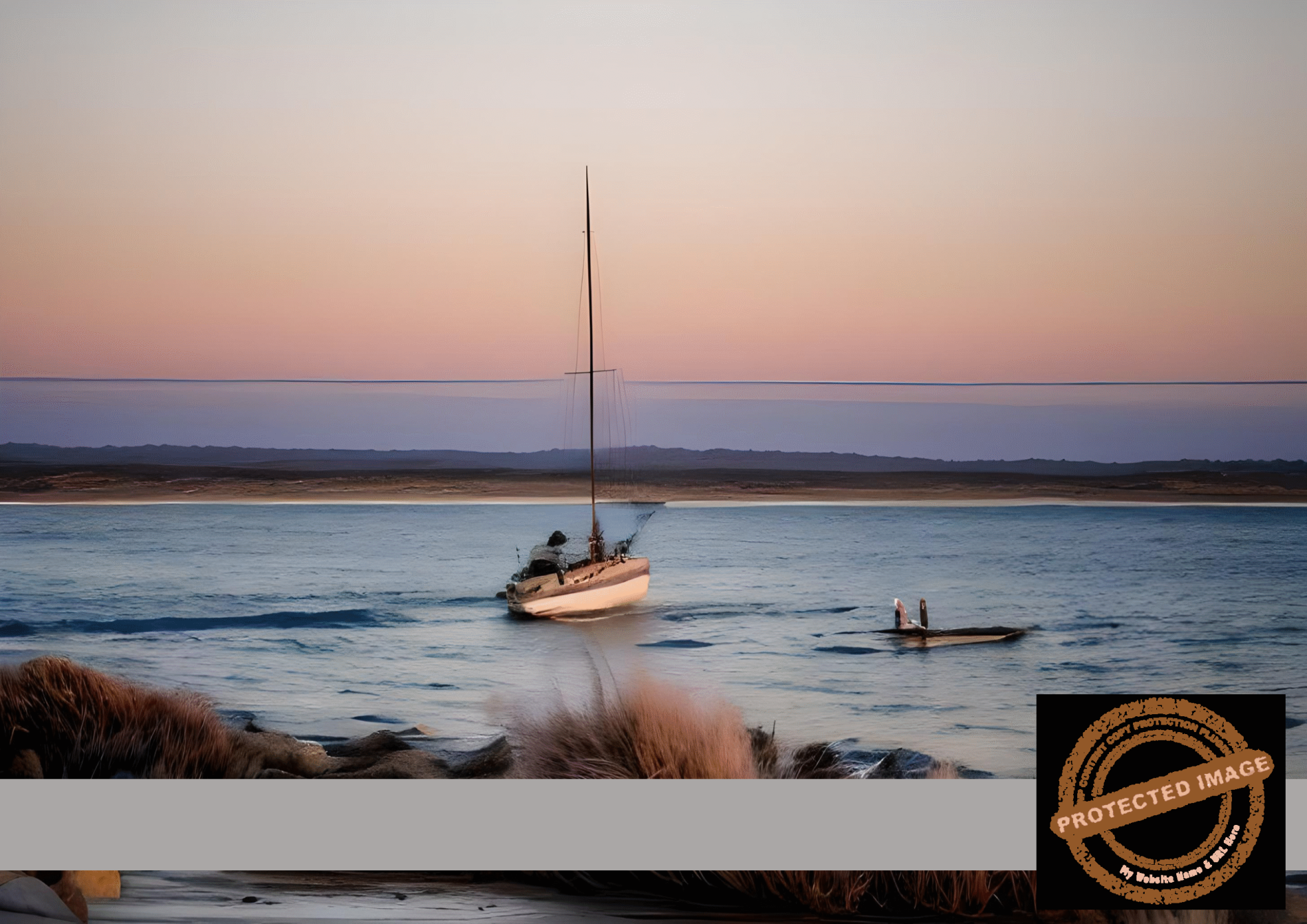 Denham Sunset Sail | Tranquil Bay – Digital Print