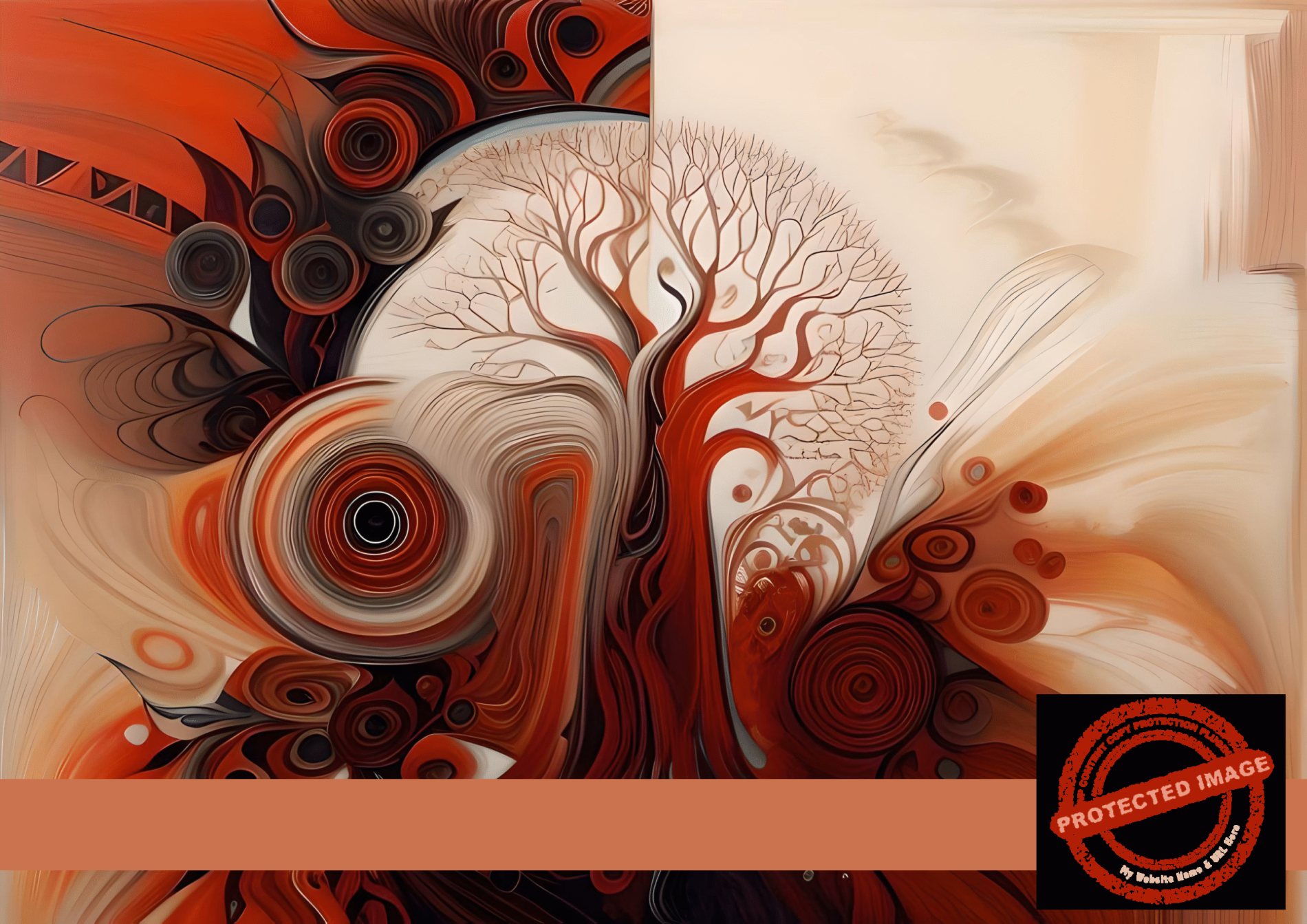Vital Currents – Abstract Tree of Life Digital Art