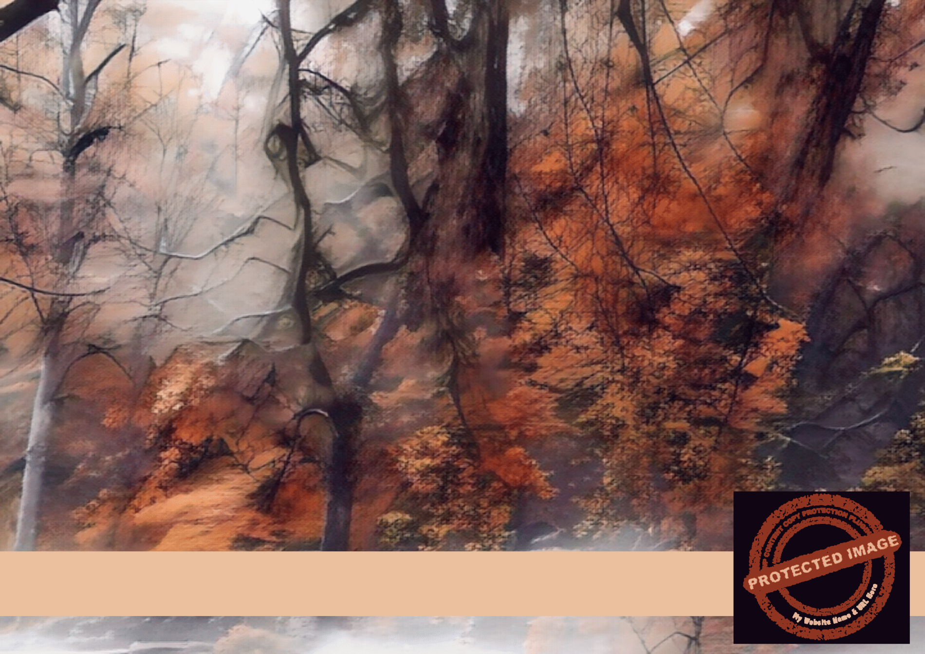 Misty Autumn Dream – Enchanted Forest Art Print