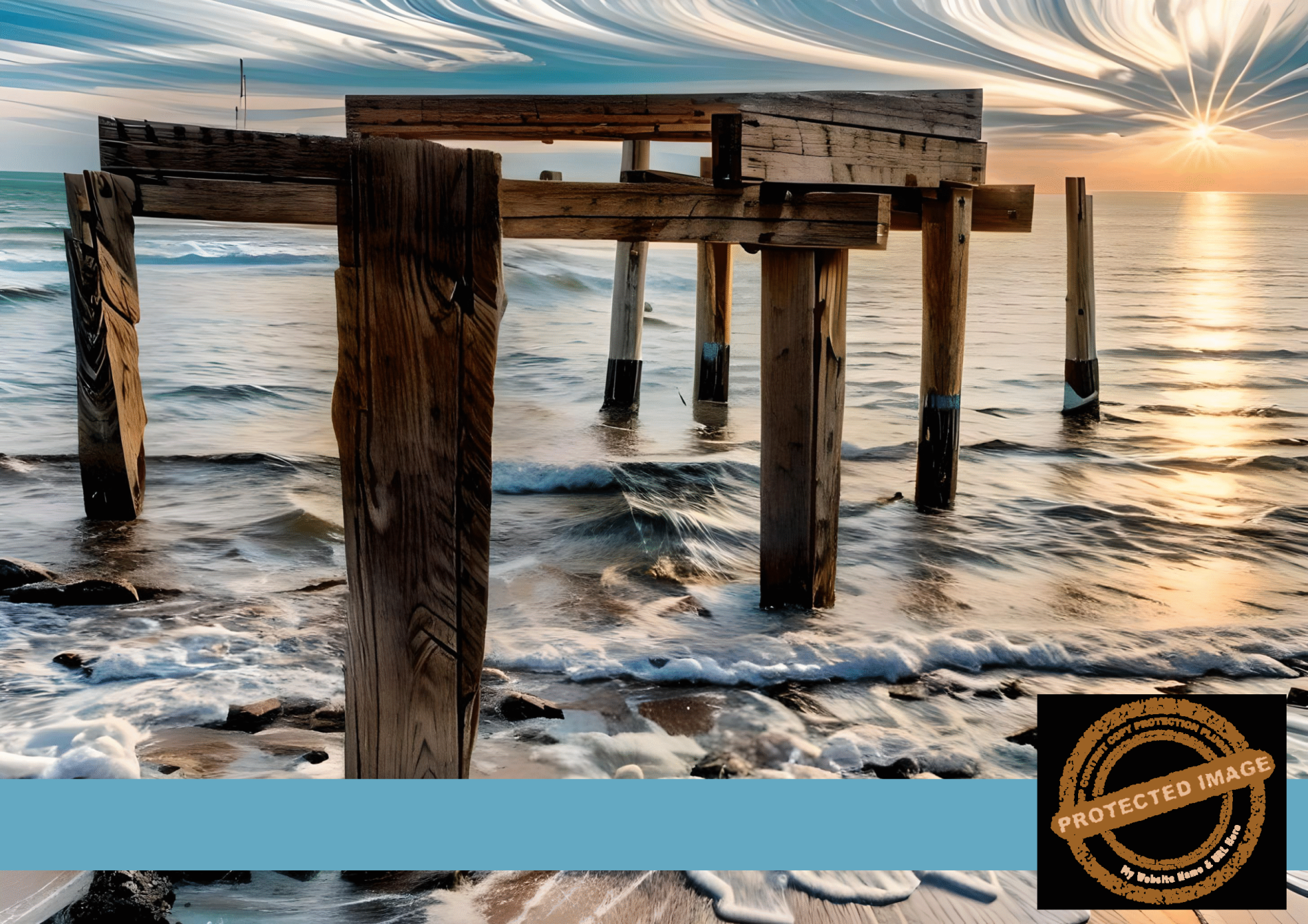 Hamelin Bay Jetty Remains | Sunset Reflections