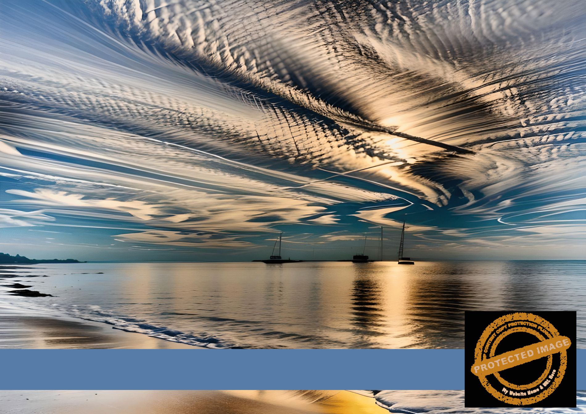 Hamelin Bay Reflections Dramatic Cloudscape Print