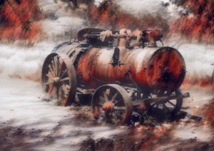 Outback Relic Digital Art Vintage Steam Tractor