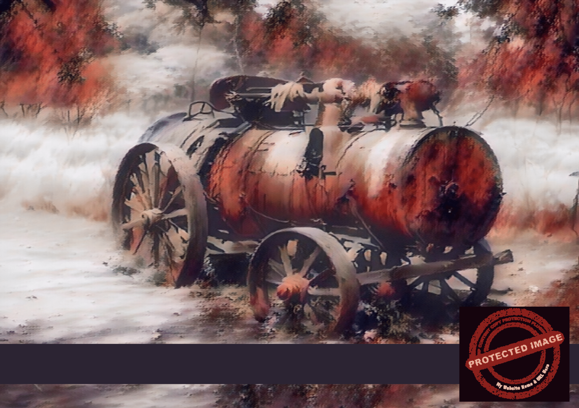Outback Relic Digital Art Vintage Steam Tractor